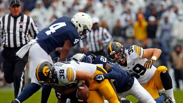 Penn State faces off against Iowa.