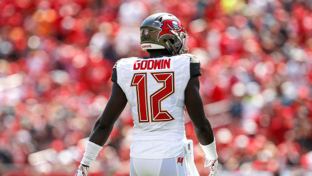 Chris Godwin in action for the Tampa Bay Buccaneers.