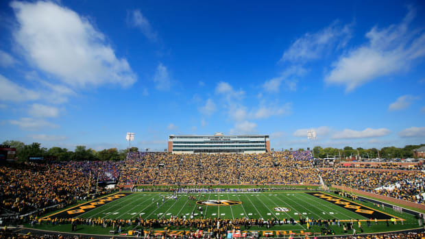 A general view of Missouri's football field.