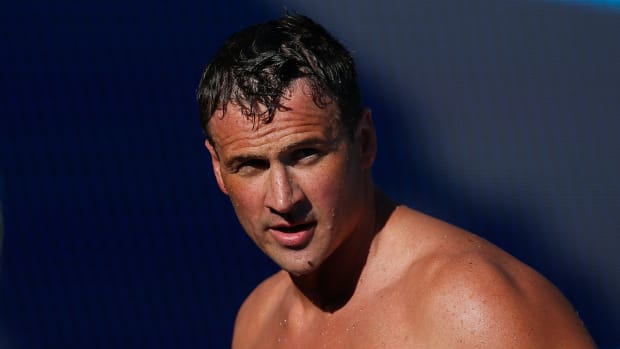 Ryan Lochte at the U.S. swimming national championships.