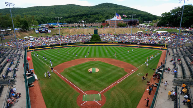 A view of the field at the Little League World Series.