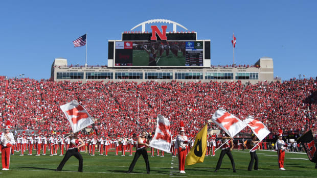 A general view of Nebraska's Memorial Stadium.