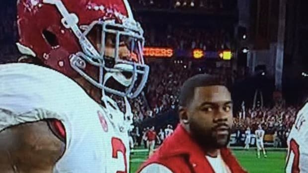 Mark Ingram and Derrick Henry at the national title game.