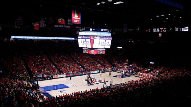 A general view of the Arizona Wildcats basketball arena.