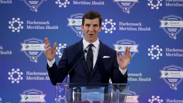 Eli Manning announces his retirement from the NFL.