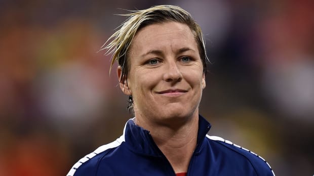 Abby Wambach back when she played for Team USA.