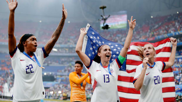 Alex Morgan at the Women's World Cup in 2019.