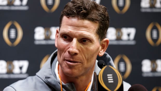 Clemson football DC Brent Venables at the College Football Playoff.