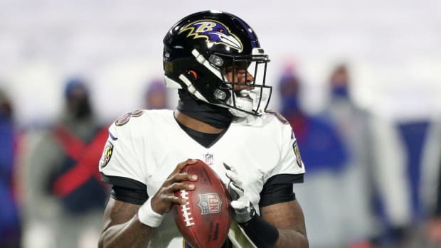 Baltimore Ravens quarterback Lamar Jackson on Saturday night.