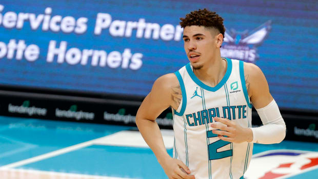LaMelo Ball makes his NBA debut for the Charlotte Hornets.