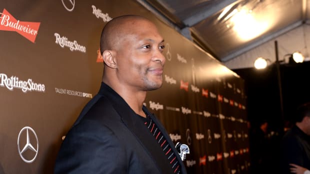 Former NFL player Eddie George at the Rolling Stone Live