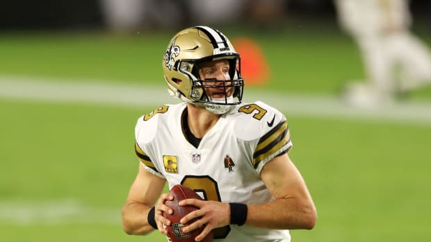 New Orleans Saints quarterback Drew Brees on Sunday night.