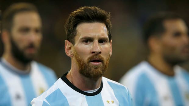 Argentina soccer star Lionel Messi.
