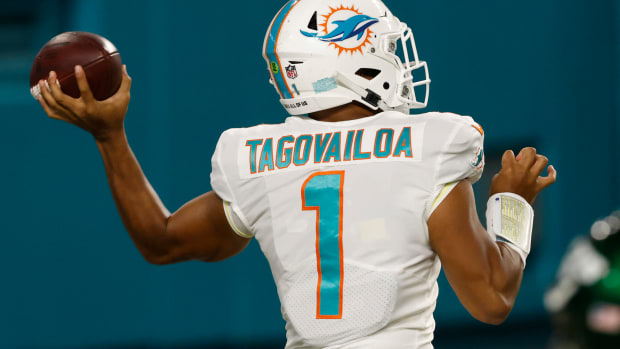 Miami Dolphins rookie quarterback Tua Tagovailoa.