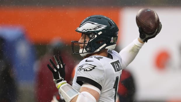 Philadelphia Eagles quarterback Carson Wentz on Sunday.