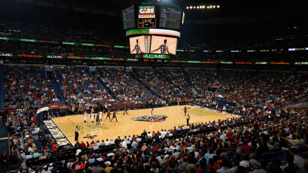 A general view of the New Orleans Pelicans arena.