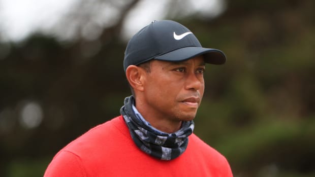 Tiger Woods in the final round of the PGA Championship.