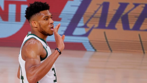 Giannis is inside of the NBA bubble.