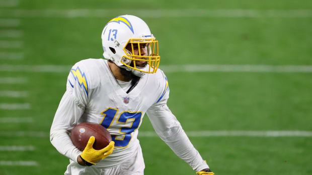 Keenan Allen on the field for the Chargers.