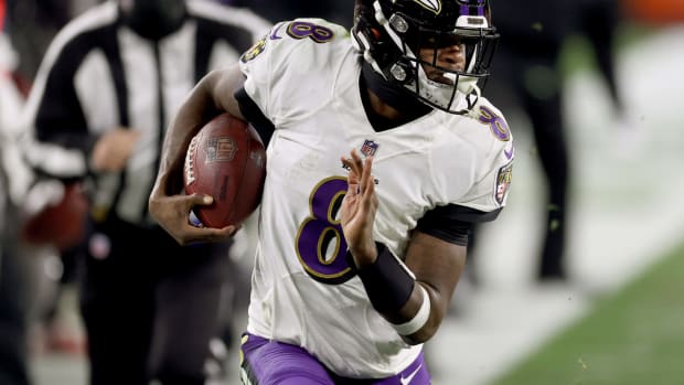 Baltimore Ravens quarterback Lamar Jackson on Monday night.