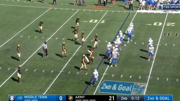 Middle Tennessee displays awful clock management during a college football game against Army.
