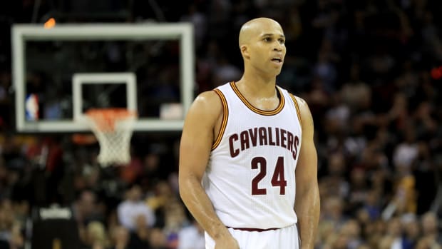 Richard Jefferson on the court for the Cleveland Cavaliers.