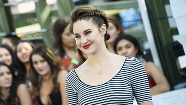 Actress Shailene Woodley during the MTV Movie Awards. She's now engaged to Aaron Rodgers of the Green Bay Packers.