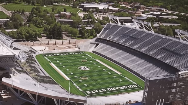 Colorado State's football stadium.