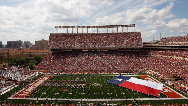 A general view of the Texas Longhorns football stadium