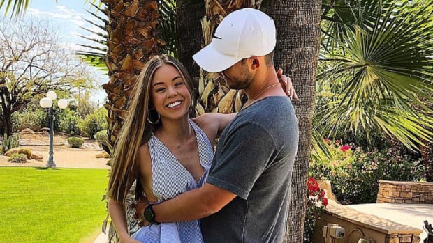 kyle allen and his girlfriend pose on instagram