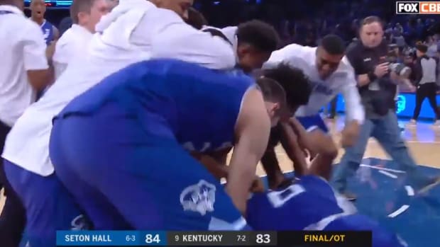 Seton Hall knocks off Kentucky basketball at MSG.