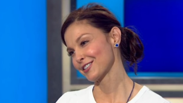 Ashley Judd speaks on TV.
