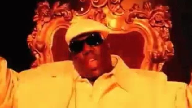 Notorious BIG in a music video.