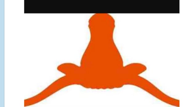 Upside down Texas logo.