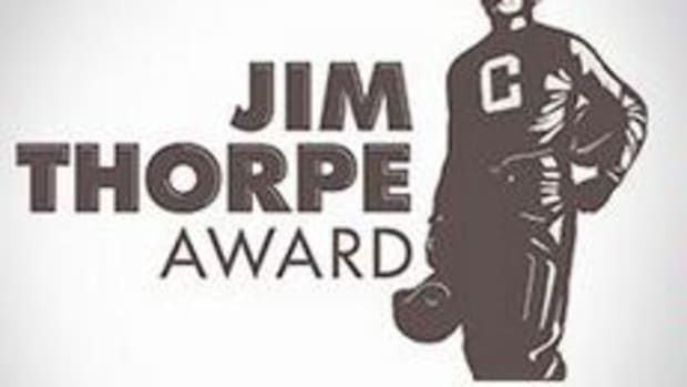 Promotion for the Jim Thorpe Award.