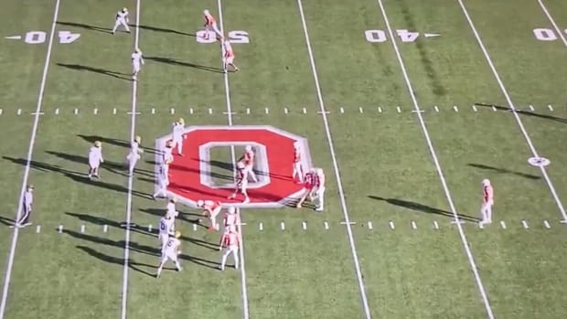 Ohio State messed up a fake punt attempt.