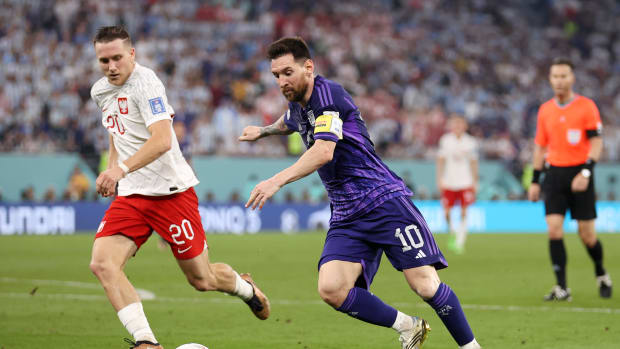 Lionel Messi Argentina vs Poland World Cup