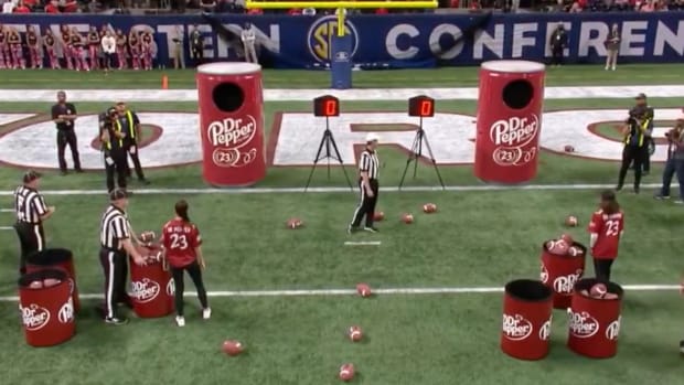 Dr. Pepper Challenge for SEC title game.