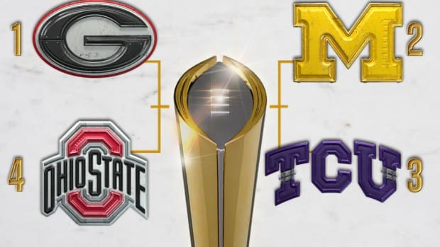 Final College Football Playoff top four.