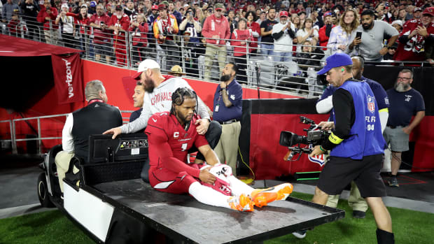 Kyler Murray carted off the field.
