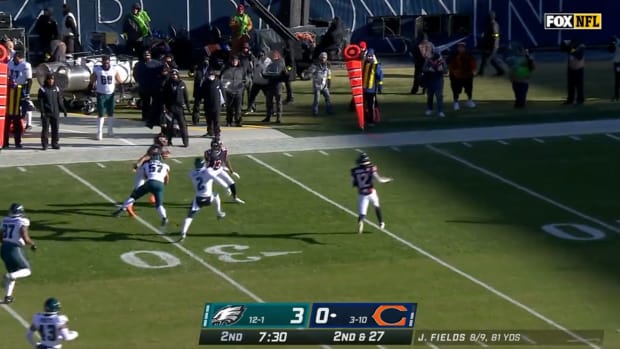 Justin Fields insane touchdown.