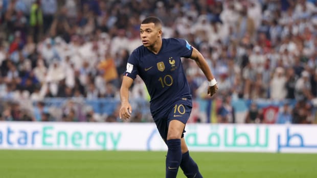 Kylian Mbappe of France during the World Cup Final match vs Argentina