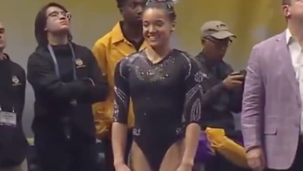 LSU gymnastics star Haleigh Bryant.