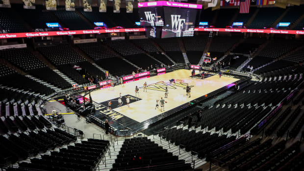 Wake Forest's men's basketball arena.