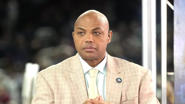 TNT host Charles Barkley on Wednesday.