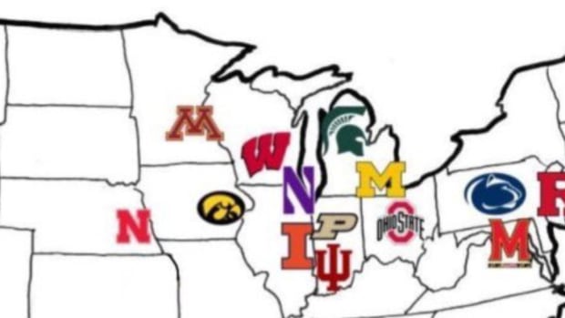 Big Ten Map - The Spun: What's Trending In The Sports World Today