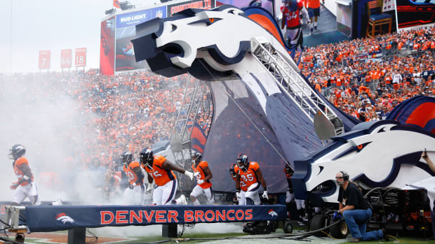 DENVER, CO - SEPTEMBER 17:  A general view of the Denver Broncos new entrance tunnel before a game against the Dallas Cowboys at Sports Authority Field at Mile High on September 17, 2017 in Denver, Colorado. (Photo by Justin Edmonds/Getty Images)