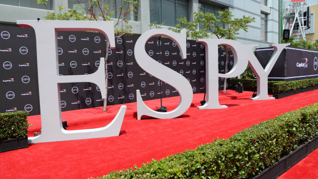 A general view of the ESPY Awards carpet.