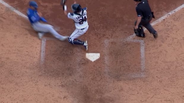 Controversial call ends Sunday's Blue Jays vs. Twins game.