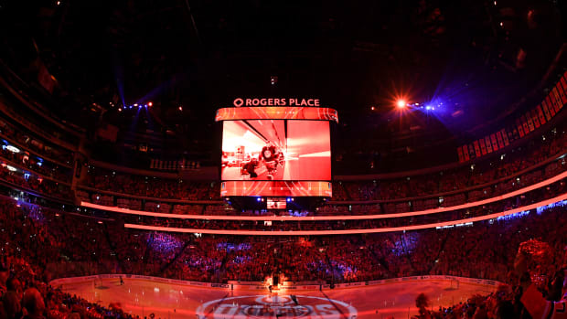 EDMONTON, ALBERTA - JUNE 04: A general view is seen before the Edmonton Oilers take on the Colorado Avalanche in the first period in Game Three of the Western Conference Final of the 2022 Stanley Cup Playoffs at Rogers Place on June 04, 2022 in Edmonton, Alberta. (Photo by Derek Leung/Getty Images)